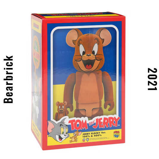 Bearbrick Tom and Jerry Flocky Jerry 100%+400% Set