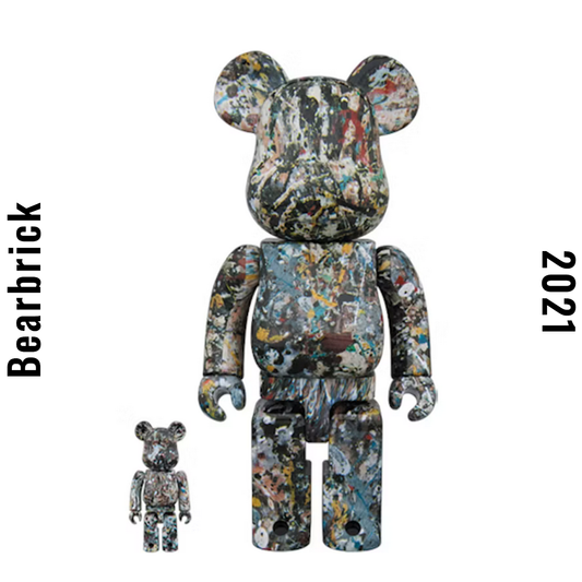 Bearbrick Jackson Pollock Studio Ver2.0 100%+400% Set