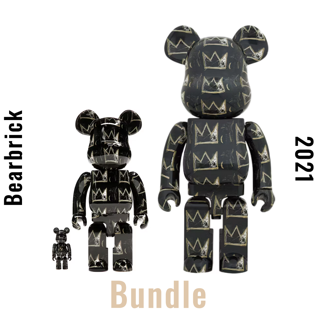 Bearbrick Jean-Michel Basquiat #8 1000% + 100% & 400% Bundle