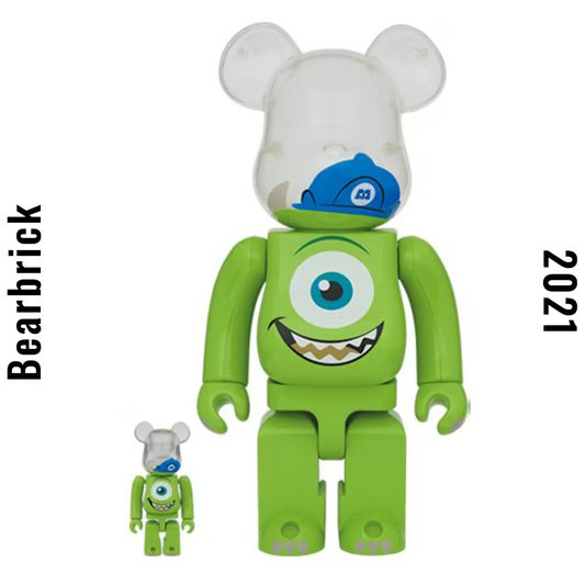 Bearbrick Disney Pixar Monsters, Inc. Mike 100%+400% Set