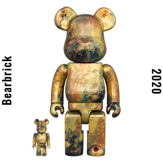 Bearbrick Pushead Gold 100% + 400% Set