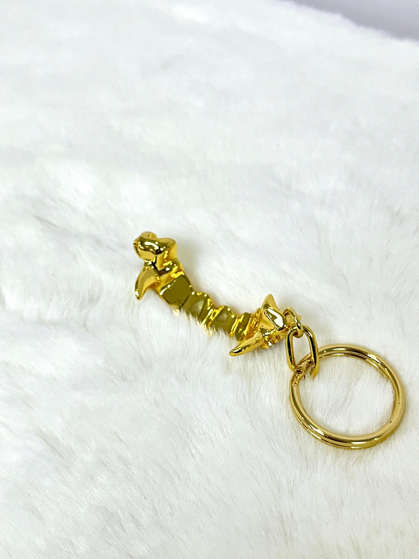 Supreme Fronts Keychain Gold