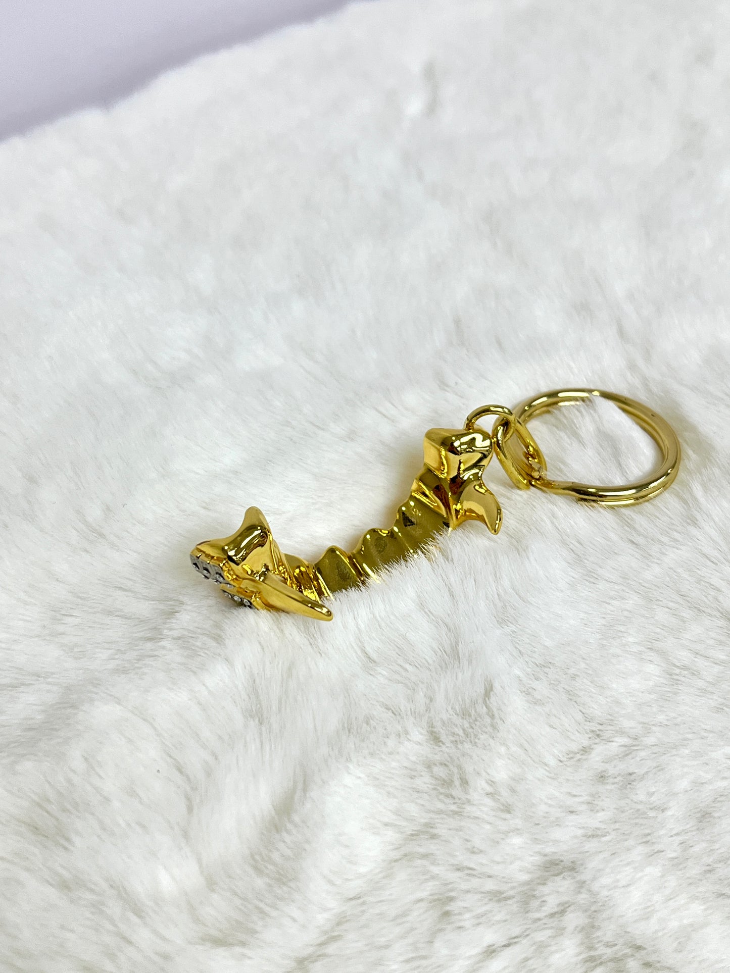 Supreme Fronts Keychain Gold