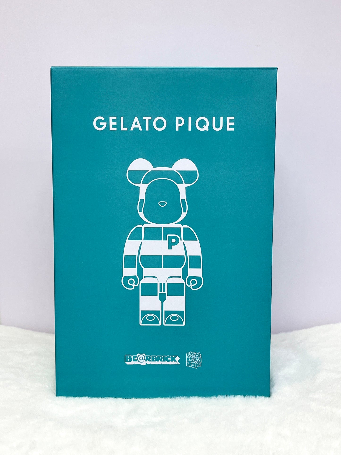 Bearbrick x Gelato Pique Pajamas 400% White/Blue