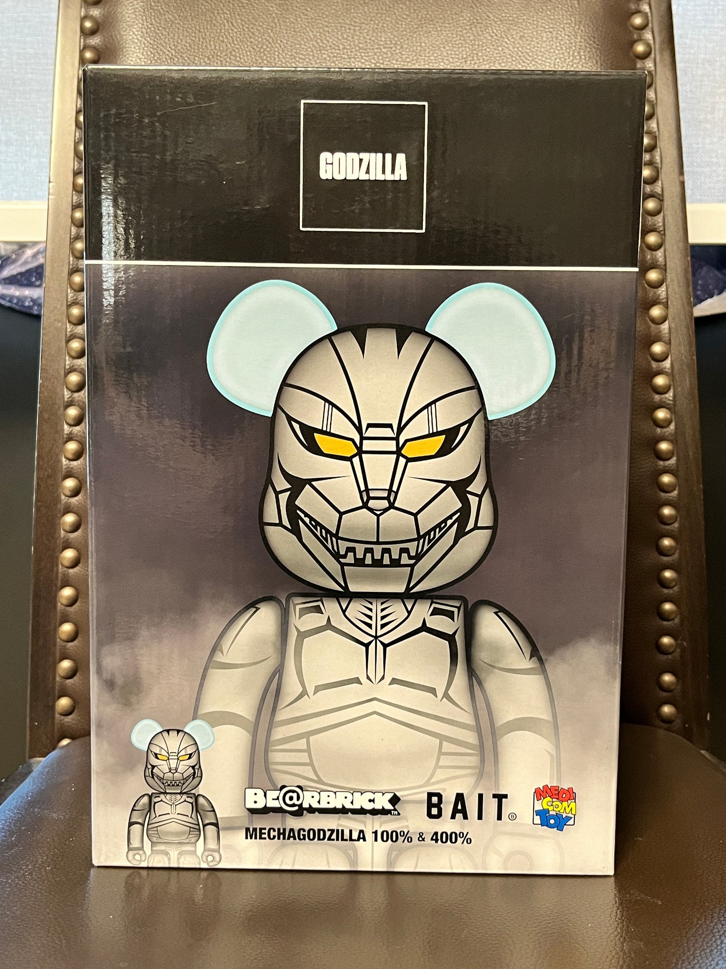 Bearbrick Mechagodzilla 100%+400% Set