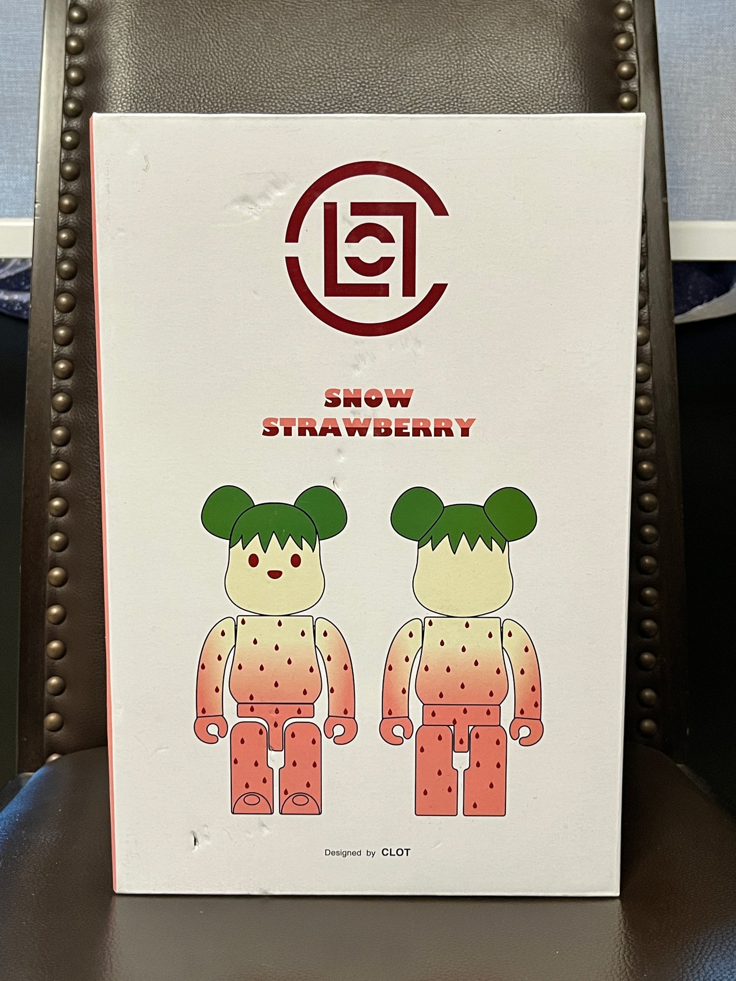 Bearbrick x CLOT Summer Fruits Snow Strawberry 100%+400% Set