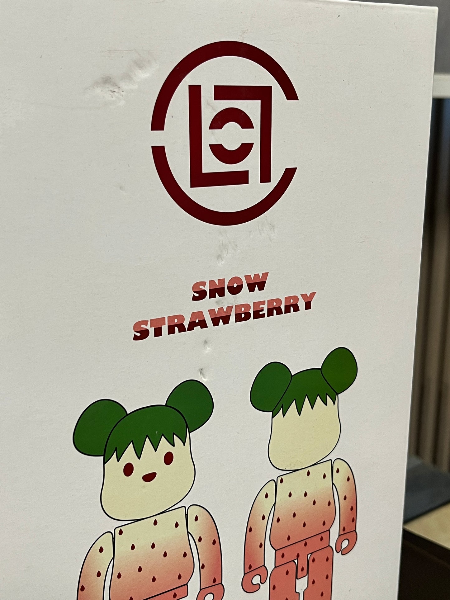 Bearbrick x CLOT Summer Fruits Snow Strawberry 100%+400% Set