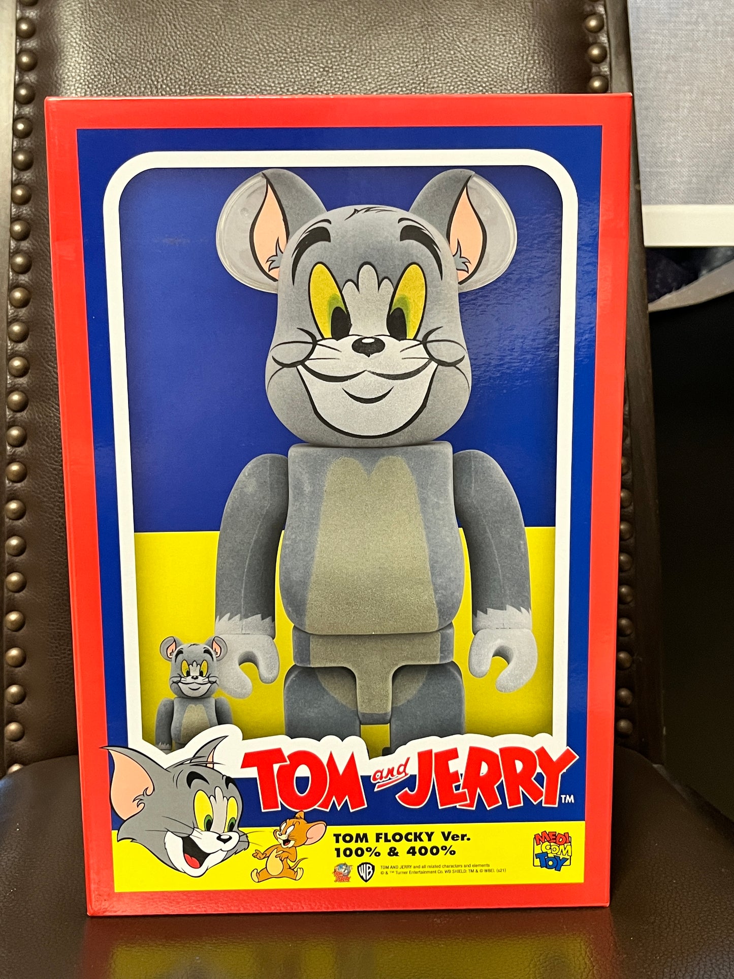 Bearbrick Tom and Jerry Flocky Tom 100%+400% Set