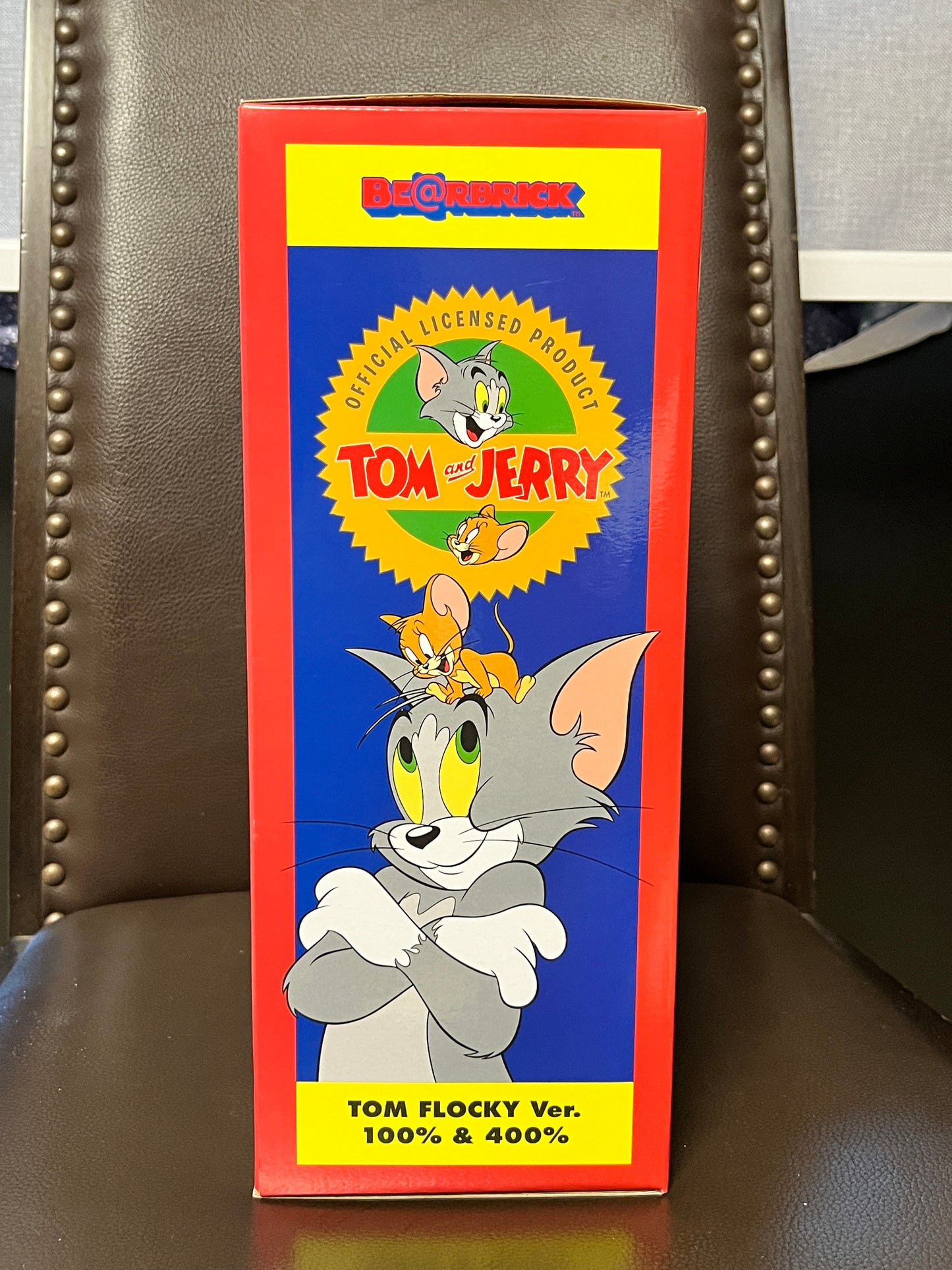 Bearbrick Tom and Jerry Flocky Tom 100%+400% Set