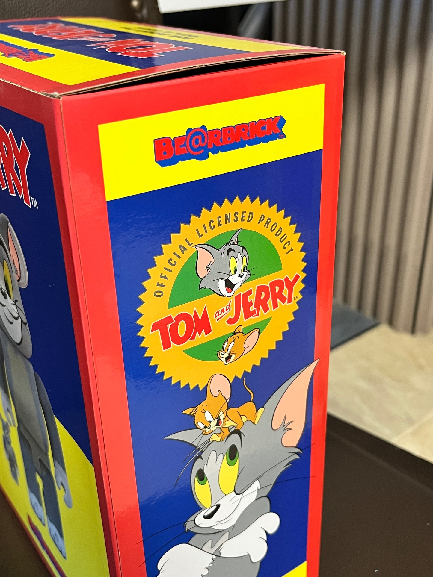 Bearbrick Tom and Jerry Flocky Tom 100%+400% Set