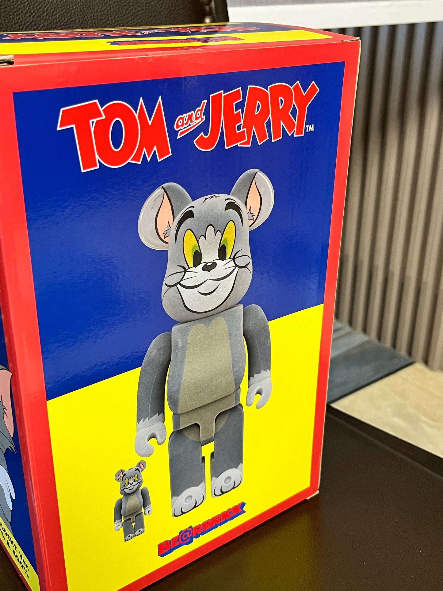 Bearbrick Tom and Jerry Flocky Tom 100%+400% Set