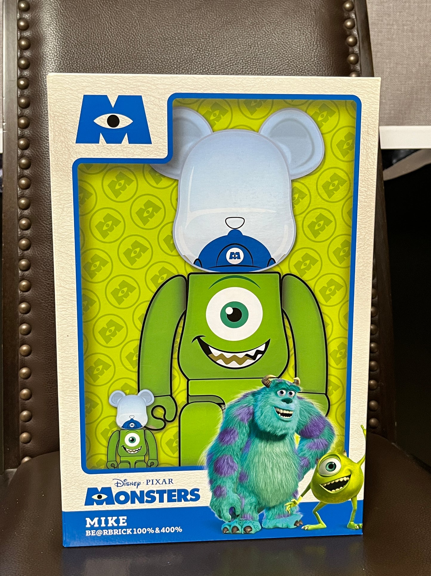 Bearbrick Disney Pixar Monsters, Inc. Mike 100%+400% Set