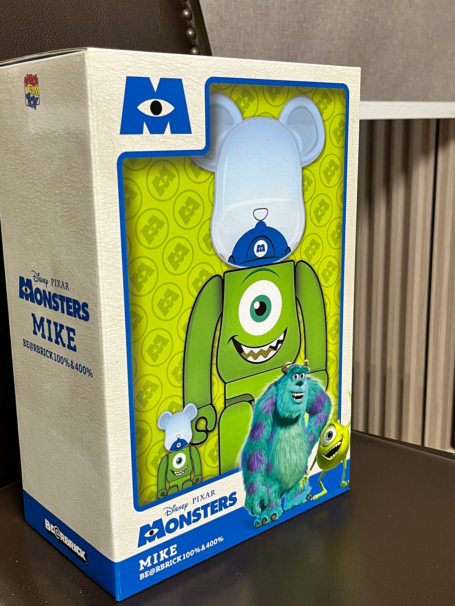 Bearbrick Disney Pixar Monsters, Inc. Mike 100%+400% Set