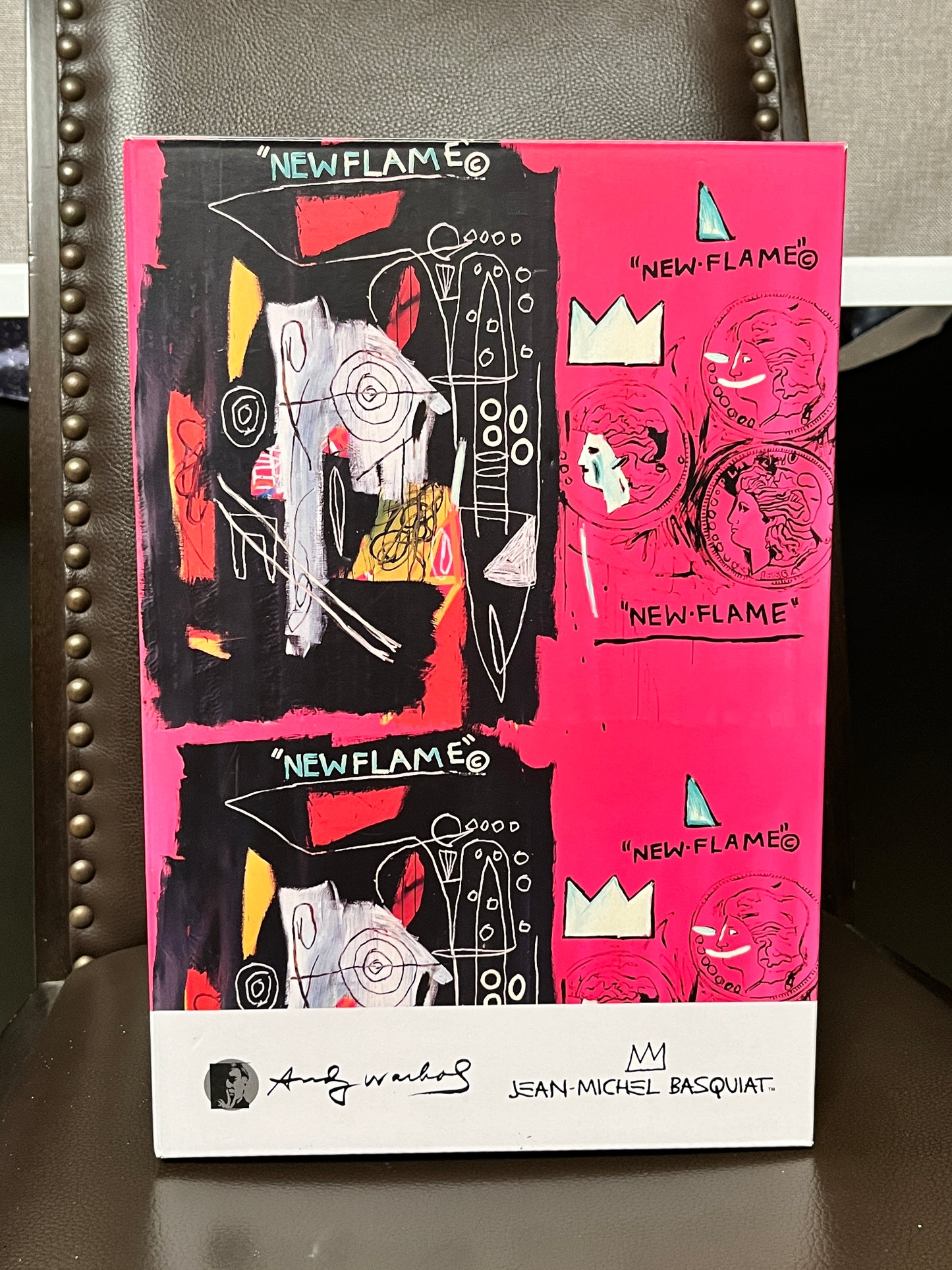 Bearbrick Andy Warhol x JEAN-MICHEL BASQUIAT #1 100%+400% Set