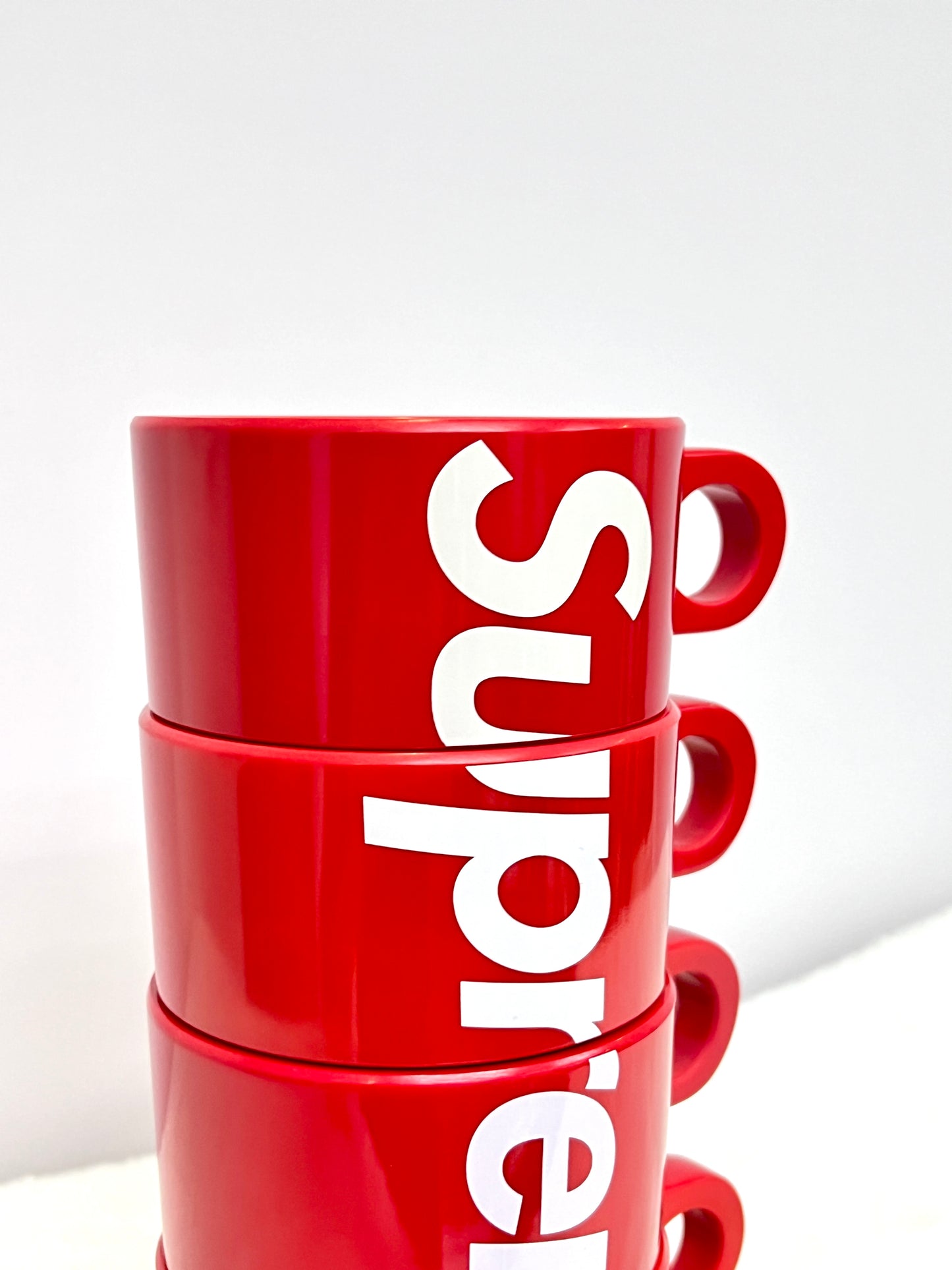 Supreme Stacking Cups (Set of 4) Red