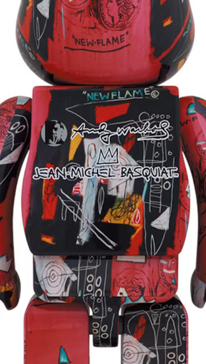 Bearbrick Andy Warhol x JEAN-MICHEL BASQUIAT #1 1000%