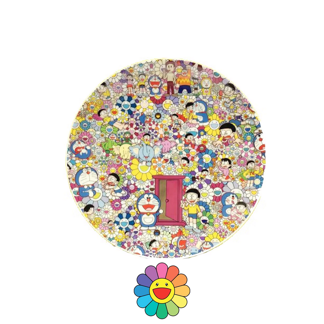 Takashi Murakami x Doraemon Ceramic Plate